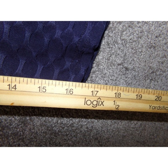 Xj Boost Womens Capri Shorts Blue Textured Stretch Pull On Cotton Blend SM/MED - Picture 6 of 7